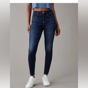 NWT - AE Next Level Stretch High Waisted Jegging - Size 6 Long